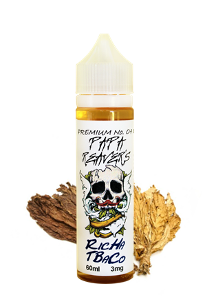 RicHa TBaCo- “an on point smooth tobacco flavour, this one has earthy tobacco undertones complimented with subtle nutty flavours”